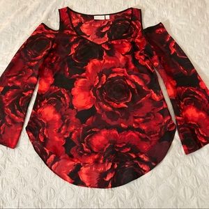 Bisou Bisou floral print top